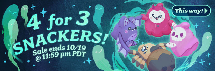 4 for 3 Snackers: Sale ends 10/19 @ 11:59 pm PDT