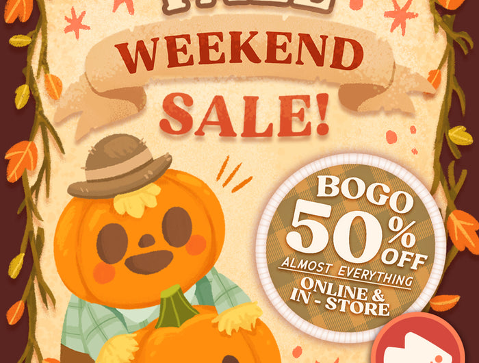 Fall weekend sale: BOGO 50% off almost everything online and in stores ends october 13 @11:59PM PDT.