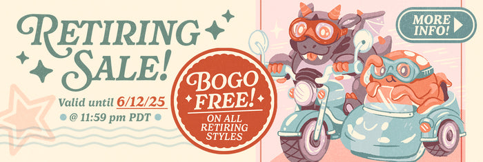 BOGO Free on all retiring styles