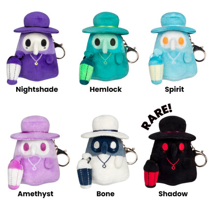 blind box doctor plague series 1 alchemy lab all products: nightshade, hemlock, spirit, amethyst, bone, and rare shadow