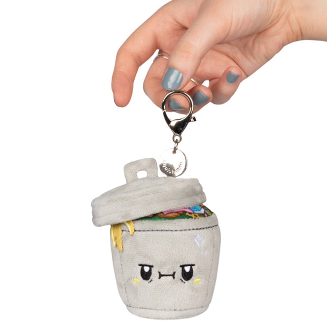 micro trash can front view