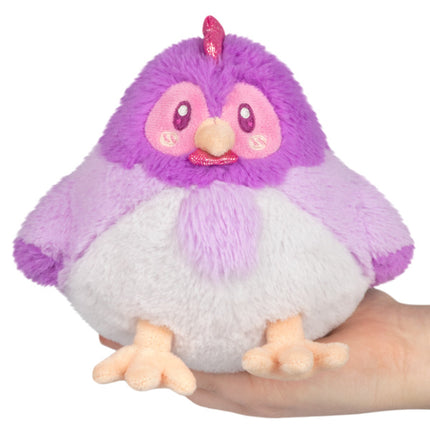 party snacker purple hen front view