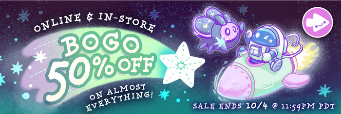 Buy One Get One 50% Off Online & In-store. Ends 10/4.
