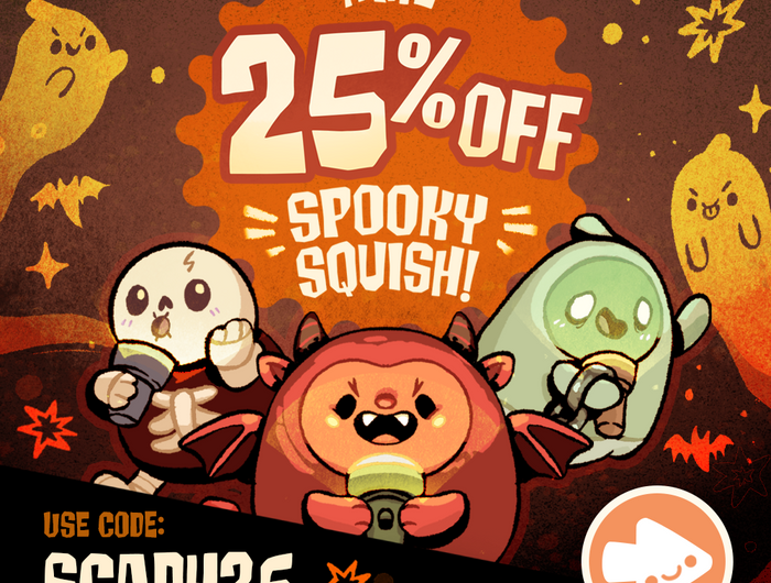 Take 25% Off Spooky Squish using the code SCARY26. Ends 10/25.