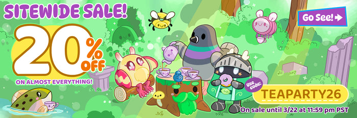 20% Off almost everything using the code TEAPARTY26! Ends 3/22!