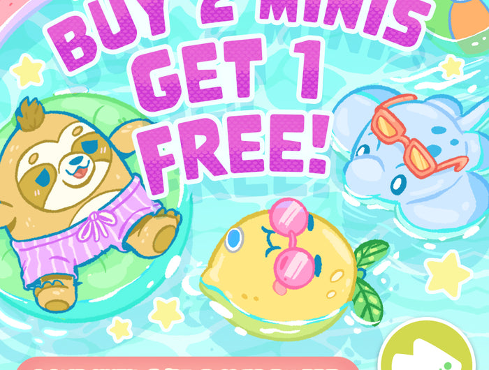 buy 2 minis get 1 free until 6/23