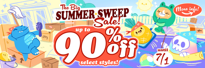 The Big Summer Sweep Sale. Up to 90% off select styles. Ends 7/1.