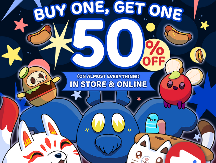 It's a 4th of July Sale: Buy One Get One 50% off on almost everything online & In-store. Ends 7/6.