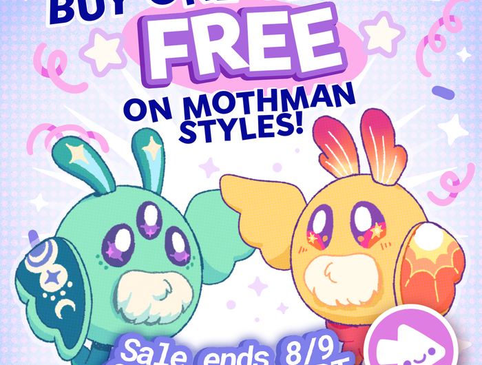 Buy One Get One Free on Mothman Styles. Ends 8/9.