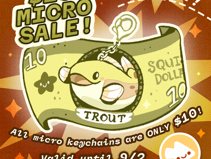 All micro Keychains are only $10! Until 9/2.