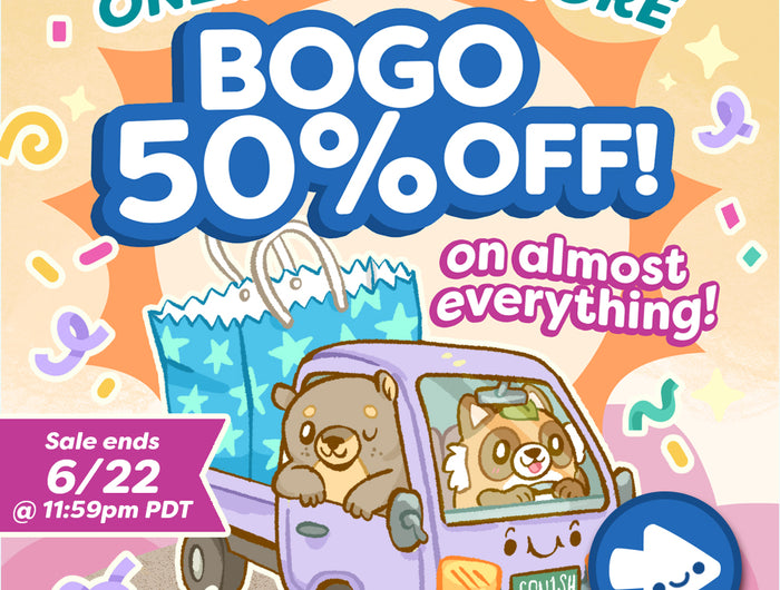 BOGO 50% Off on almost everything. Ends 6/22.