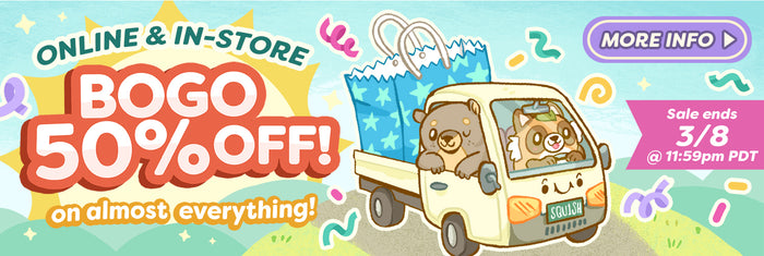 BOGO 50% Off online and in store! Ends 3/8!