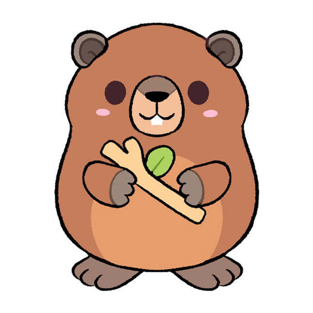 Mini Squishable Baby Beaver