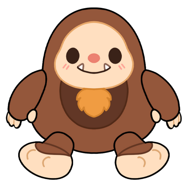 Mini Squishable Baby Bigfoot