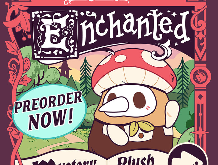 Plague Blind Box series 1: enchanted. Cute & collectible mystery plush keychains available for preorder!