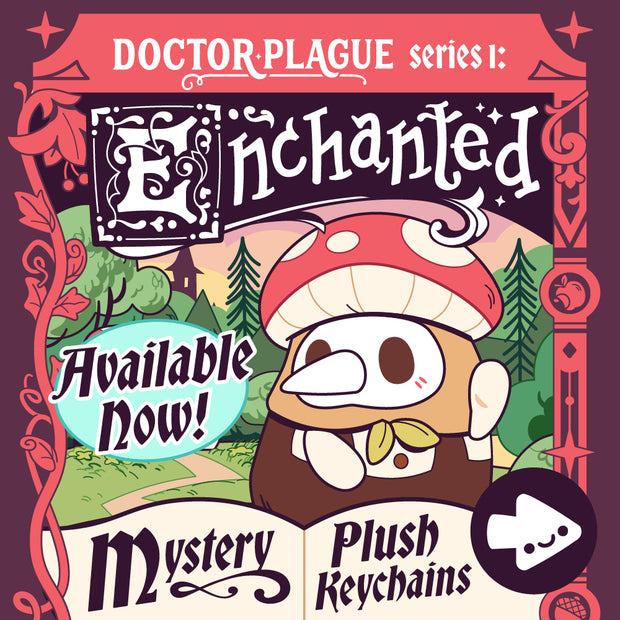 Enchanted Plague Doctors splash graphic