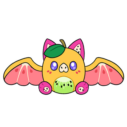 Mini Squishable Fruit Bat design graphic