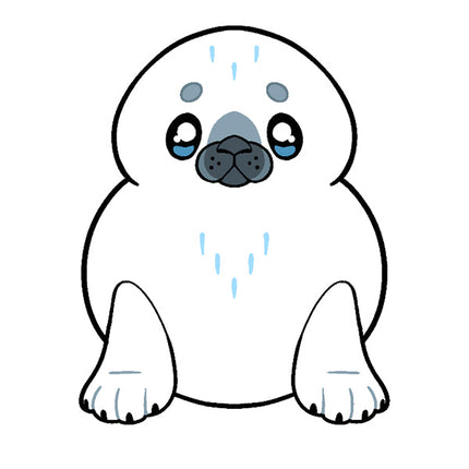 mini harp seal design graphic