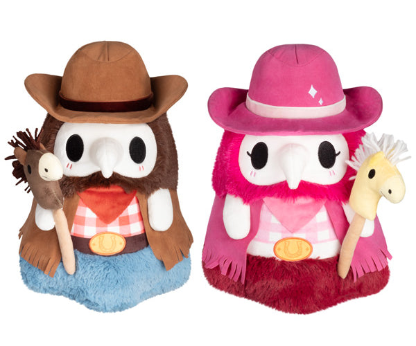 Mini Squishable Cowboy Plague Doctor & Nurse Set