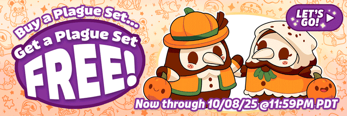 Buy a Plague Set, get a Plague Set Free now through 10/8/25 @ 11:59PM PDT.