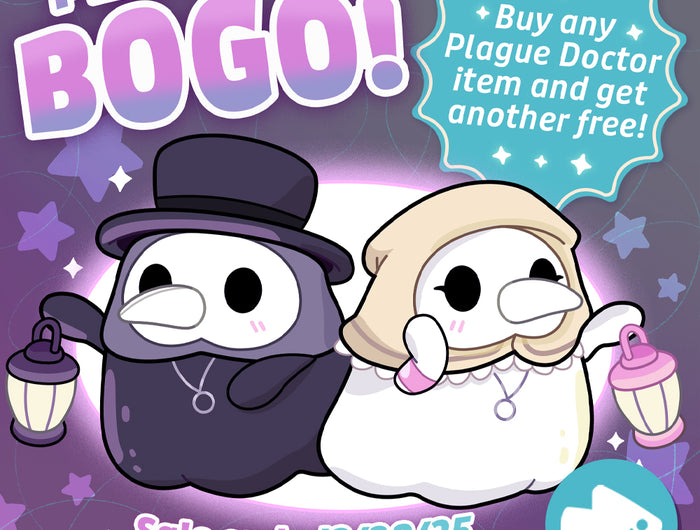 Buy any Plague Doctor item and get another free until 12/20/25 at 11:59pm PST!