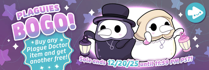 Buy any Plague Doctor item and get another free until 12/20/25 at 11:59pm PST!