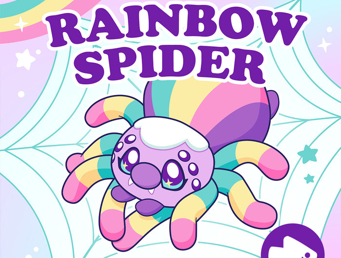 This Pride Month, Squishable is donating to help support LGBTQ+ youth with the launch of our mini Rainbow Spider! Preorder now.
