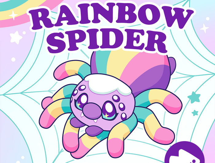 This Pride Month, Squishable is donating to help support LGBTQ+ youth with the launch of our mini Rainbow Spider! Available now.