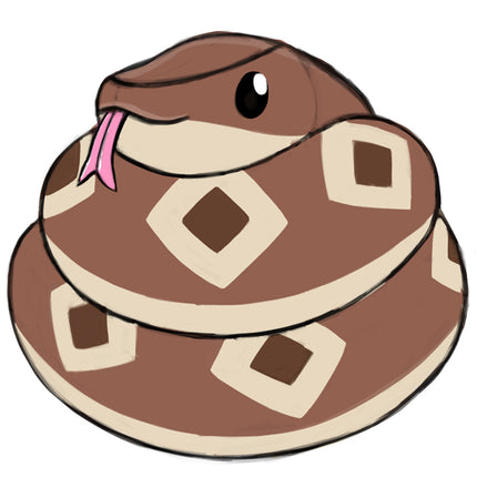 Squashed Rattlesnake Squishable Rattlesnake