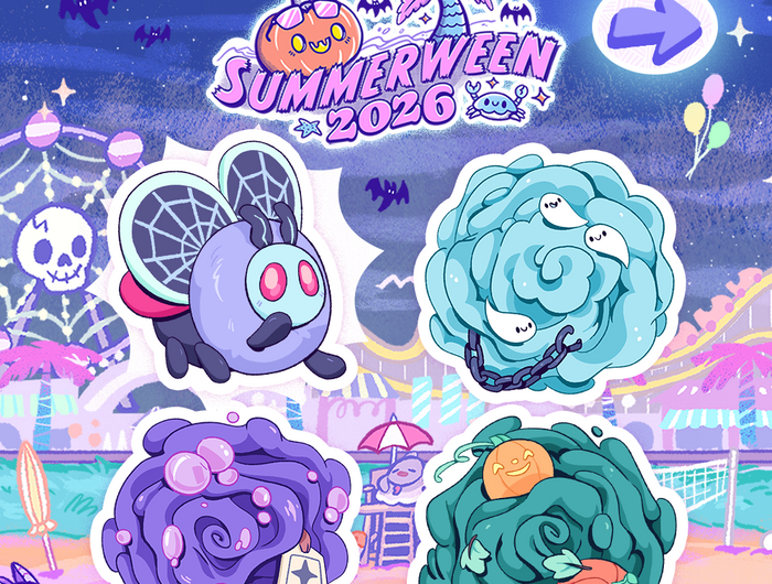 Summerween 2026 Day 1: Mini Haunted Moth. 