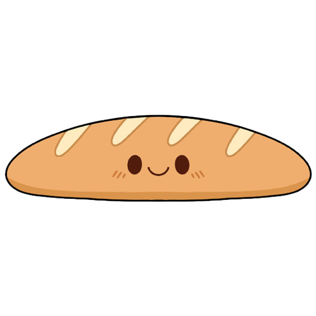 baguette product illustration