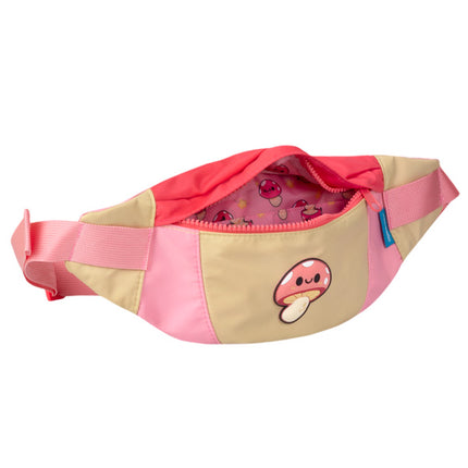 Belt Bag Colorblock Mushroom Open