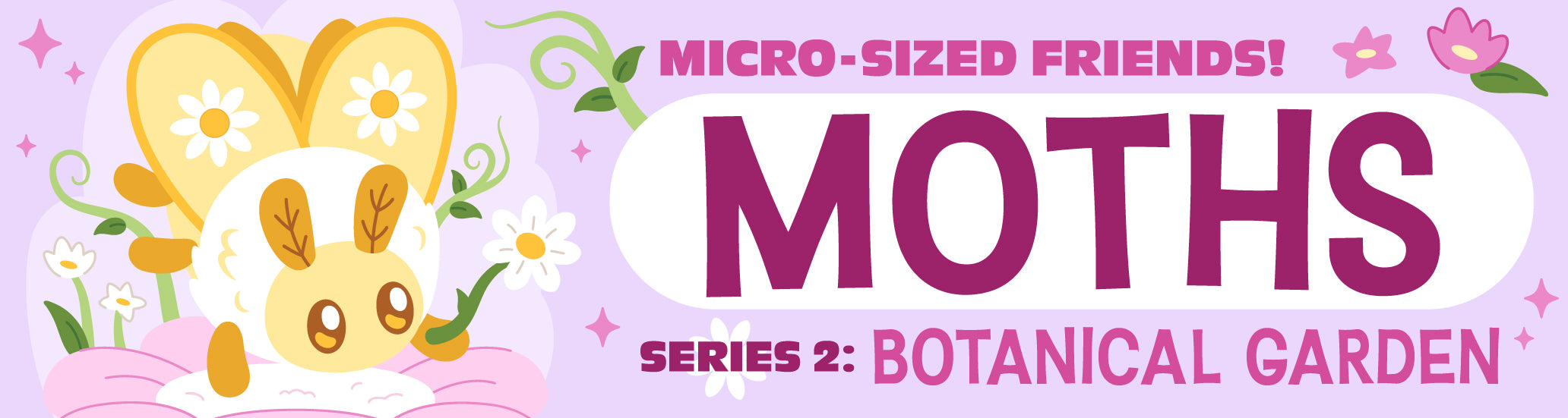 moths blind box series 2 botanical garden