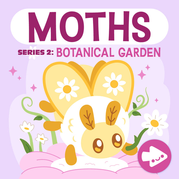Moth Micro Blind Box Series 2 Botanical Garden Splash Image