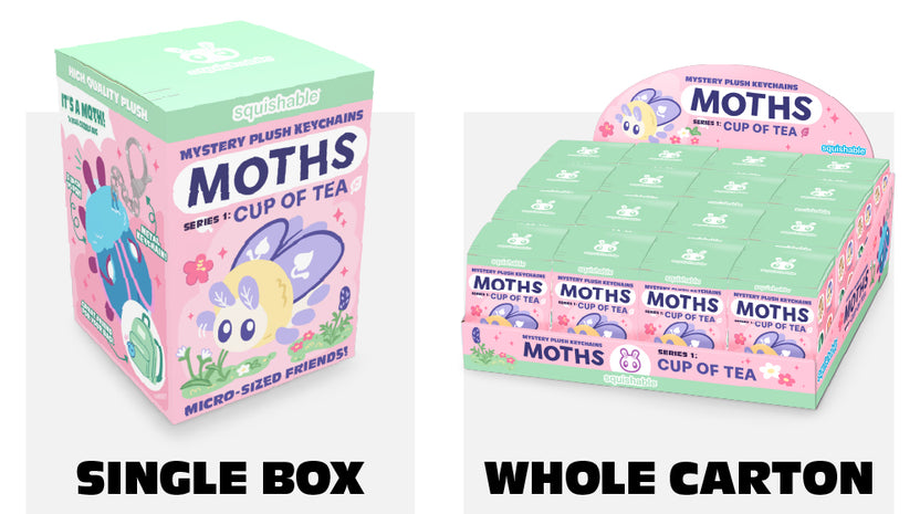 Moths Micro Blind Box, Series 1: Cup of Tea – Squishable