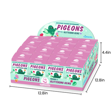 Blind Box Micro Pigeons Series 1 Glittering Gems Carton Image