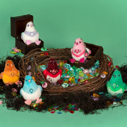 Blind Box Micro Pigeons Series 1 Glittering Gems Branding Image