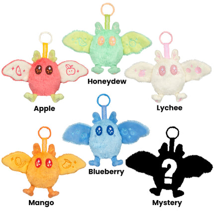 mothman blind box series 1 fruit stand all products: apple, honeydew, lychee, blueberry, mango, mystery