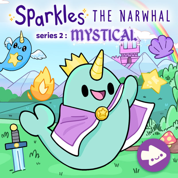 sparkles the narwhal blind box series 2 mystical