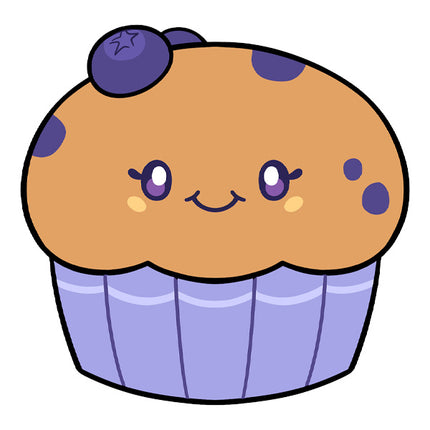 Blueberry Muffin design illustration