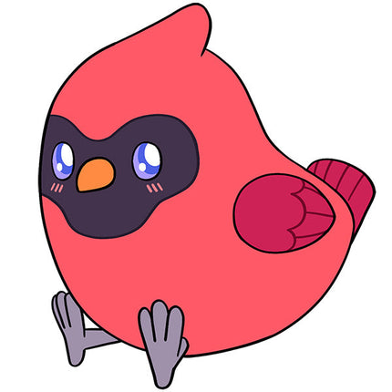 Mini Squishable Cardinal design graphic