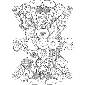 coloring book cinnamon tag