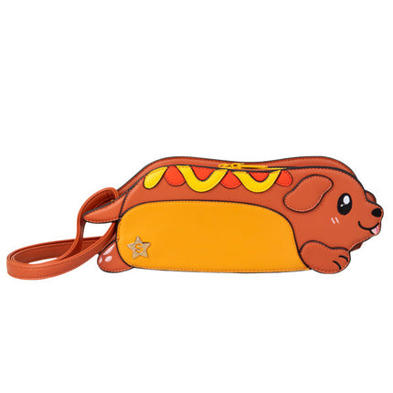 Squishable Dachshund Hot Dog Crossbody Purse
