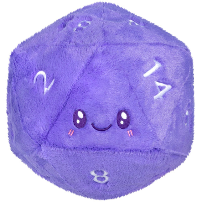 Squishable D20 Dice - Purple Front View