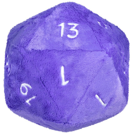 Squishable D20 Dice - Purple Back View