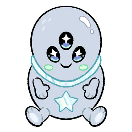 Mini Squishable Alien design graphic