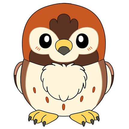 Mini Squishable Hawk design graphic