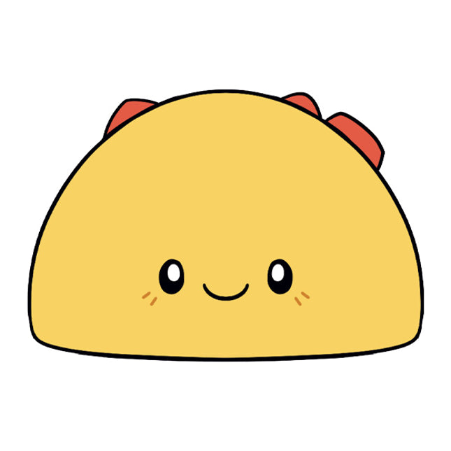 Mini Squishable Loaded Taco plush