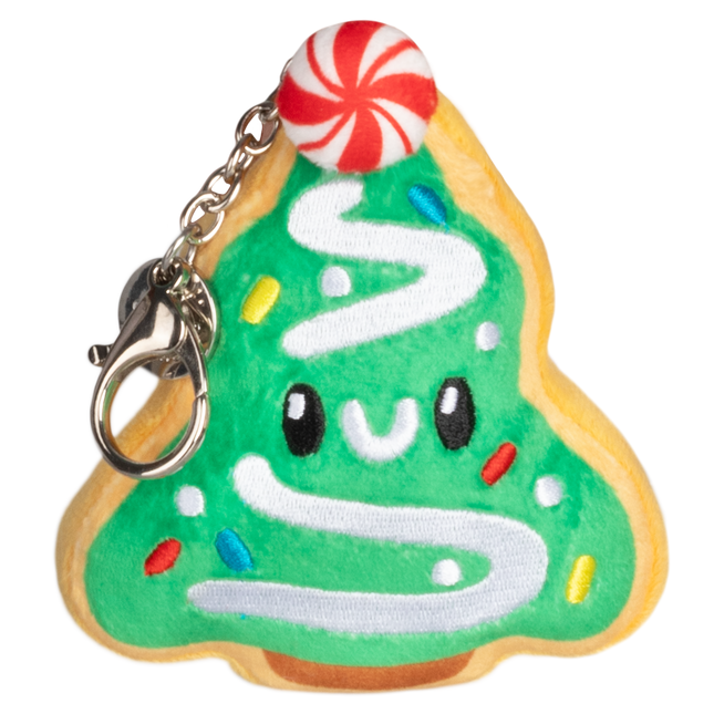 Micro christmas tree cookie front view