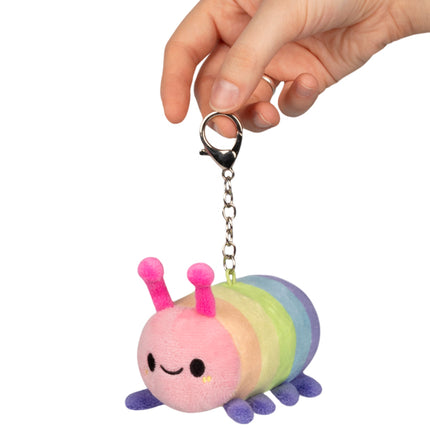 Squishable Micro Keychain Micro Squishable Rainbow Caterpillar Keychain